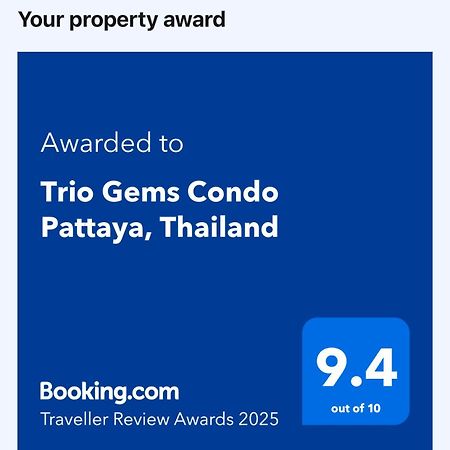 Trio Gems Condo Pattaya, Thailand หาดจอมเทียน ภายนอก รูปภาพ
