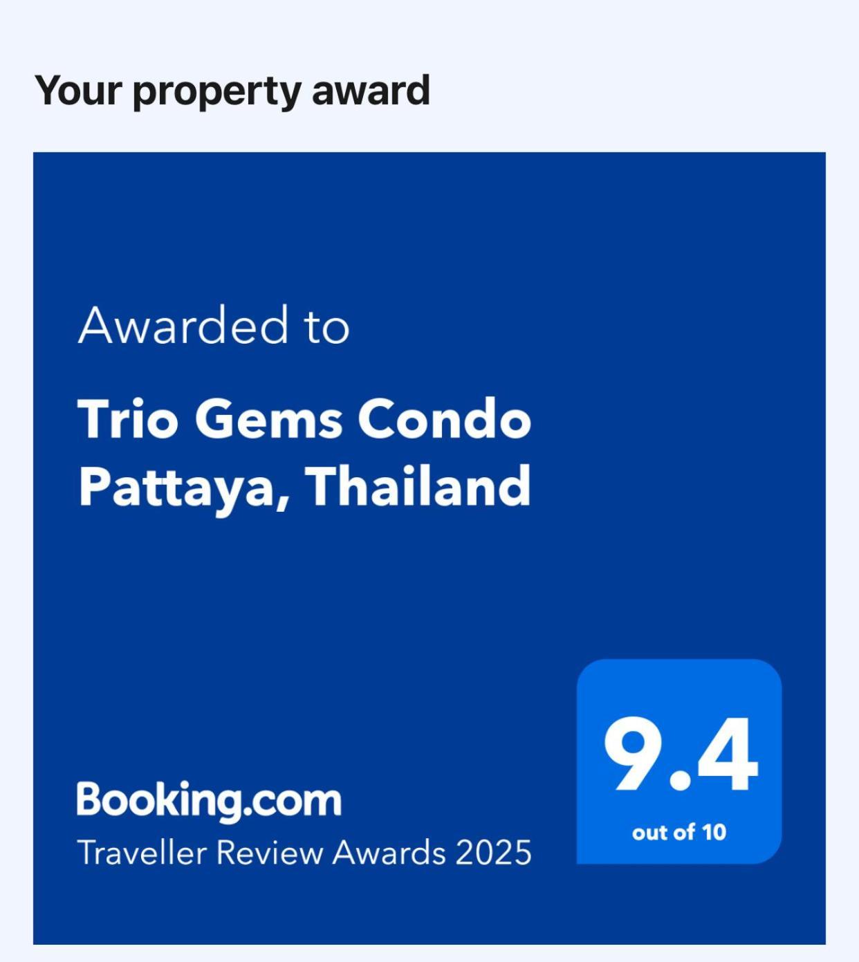 Trio Gems Condo Pattaya, Thailand หาดจอมเทียน ภายนอก รูปภาพ
